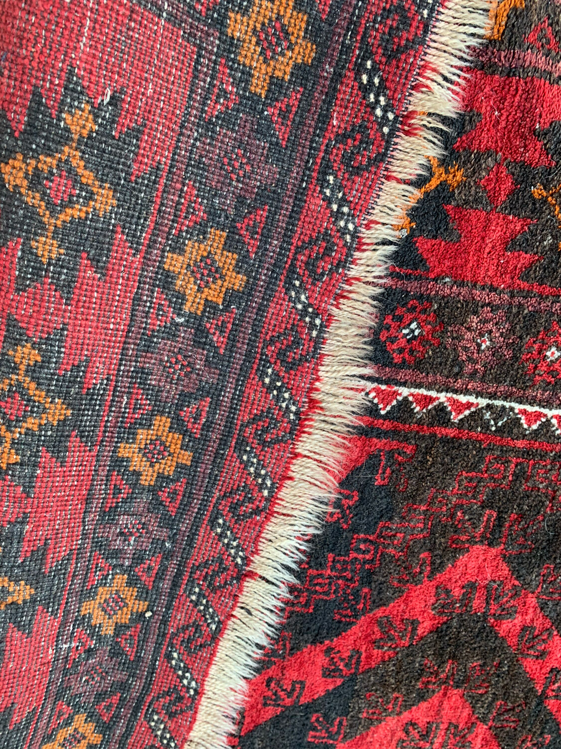 Old oriental carpet