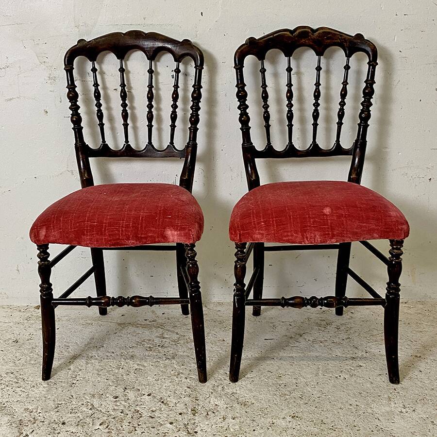 Pair of Napoleon III chairs
