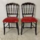 Pair of Napoleon III chairs