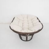 Manou two seater sofa with linnen cushion, The Netherlands 1970's