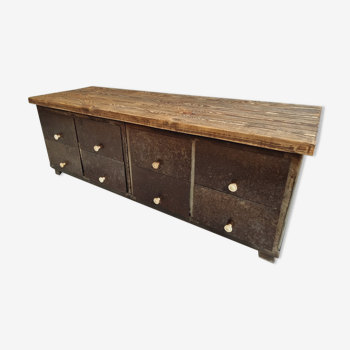 Industrial chest of drawers TV cabinet or sideboard