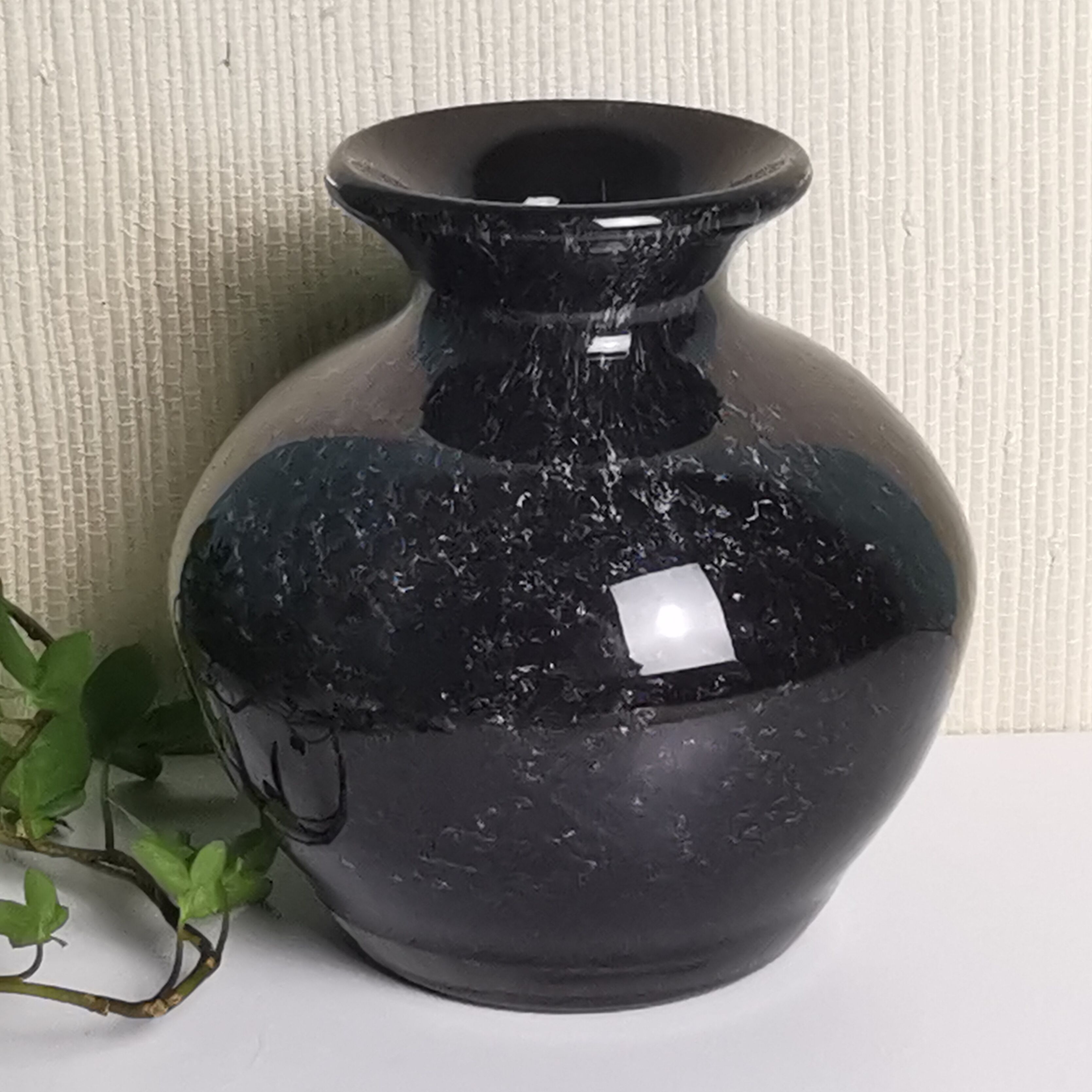 Blown glass vase