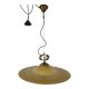 Lustre en verre de Murano et laiton avec double support