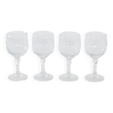 Set of four glasses, Danish design, 1970s, manufactured in Denmark