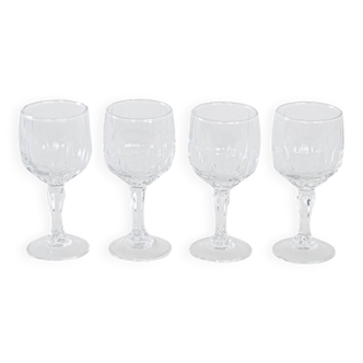 Set of four glasses, Danish design, 1970s, manufactured in Denmark