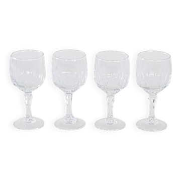 Set of four glasses, Danish design, 1970s, manufactured in Denmark