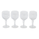 Set of four glasses, Danish design, 1970s, manufactured in Denmark
