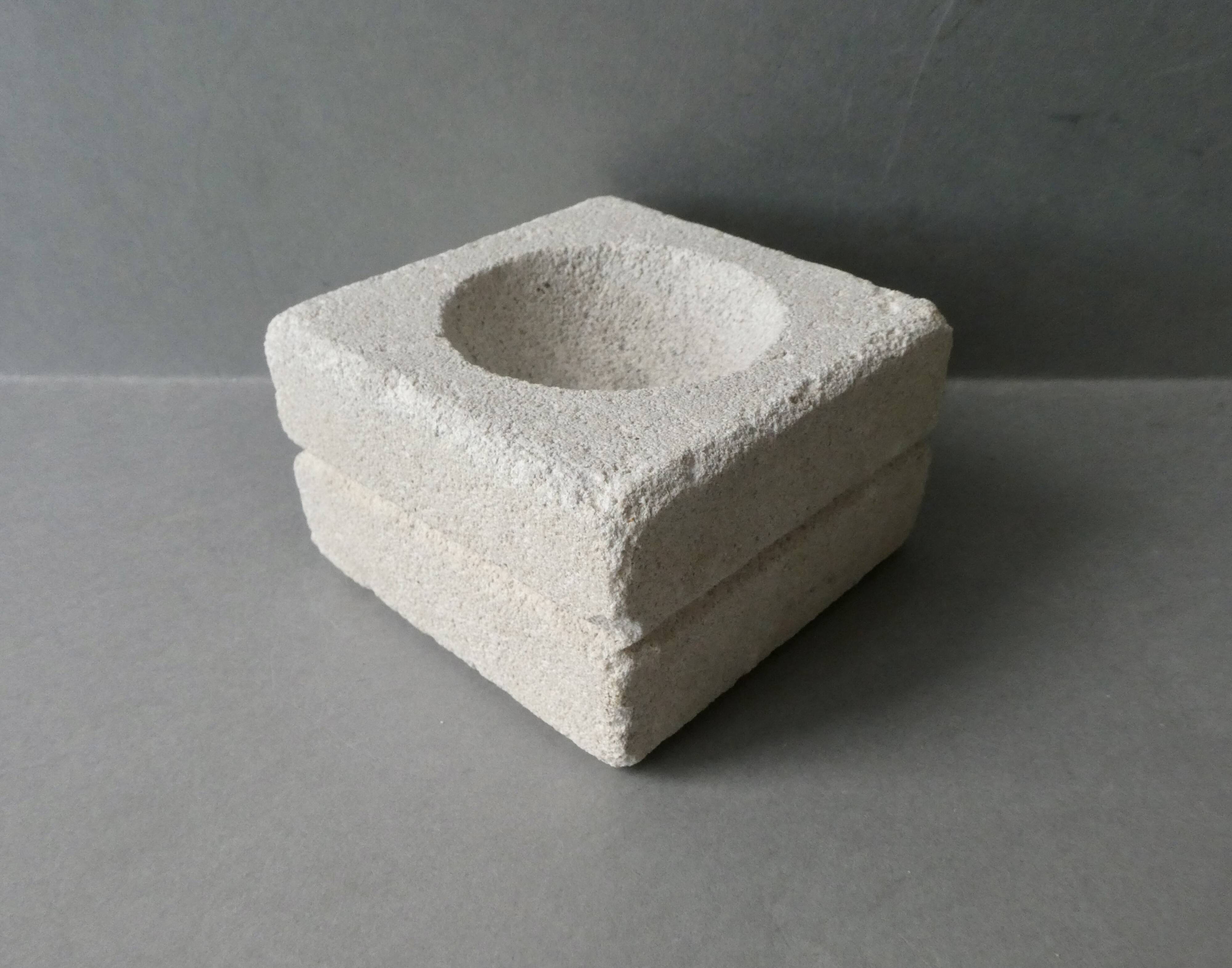 Empty pocket at the foot of natural Gard