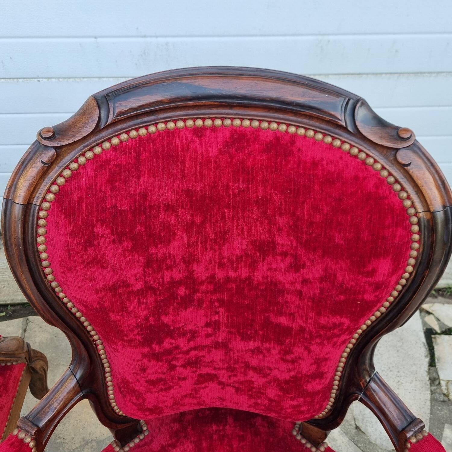 Louis Philippe cabriolet armchairs