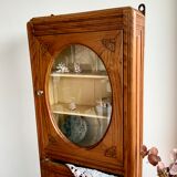 Antique toilet cabinet