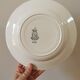 Old St Amand flat plates, blue roses