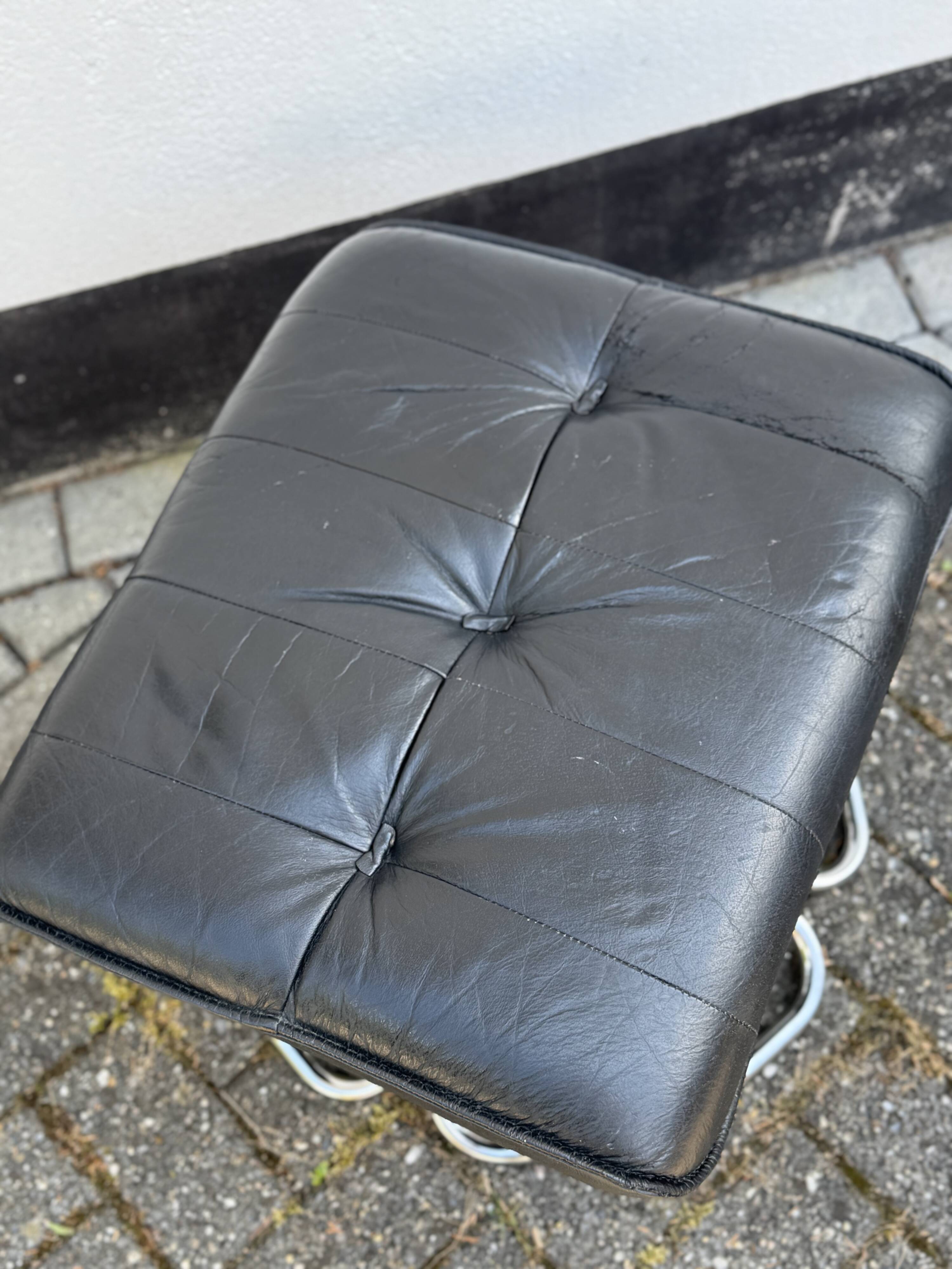 Unico of Denmark Leather Ottoman