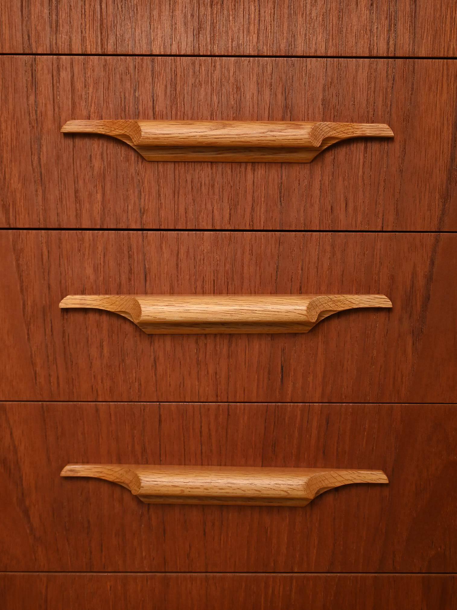 Scandinavian vintage Sideboard in Teak and Oak