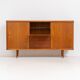 Buffet haut de Henry W. Klein pour Bramin en teck (Danemark, années 1960).