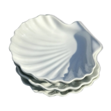 Set of 4 shell bowls