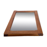 Vintage Scandinavian teak mirror