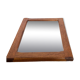 Vintage Scandinavian teak mirror