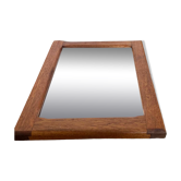 Vintage Scandinavian teak mirror