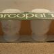 Arcopal lot of 4 shells scented pea pattern
