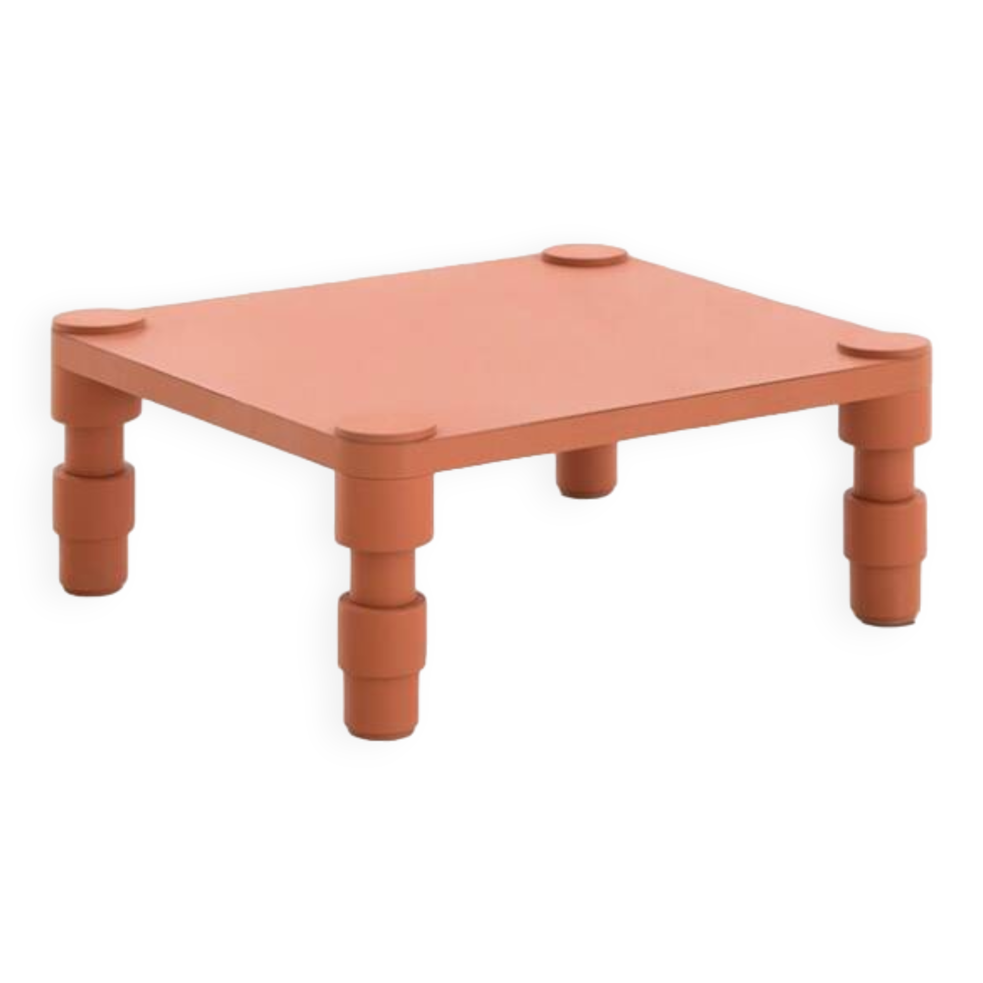 garden layer terracotta table basse