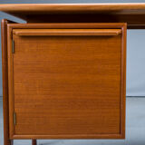 Mid-century teak freestanding desk from GV Møbler, 1960s