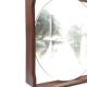 Mid-century teak table / wall mirror / vanity, Italy 1960s