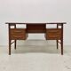 Bureau en teck Gunnar Nielsen pour Tibergaard, années 1960.
