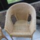 Rattan armchair