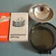 Old smoked brown ashtray Allibert vintage deco french ashtray 70s