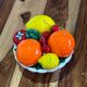 Ceramic fruit basket