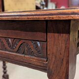 Oak desk table