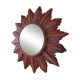 Miroir soleil en résine avec glace « oeil de sorcière » - déco vintage