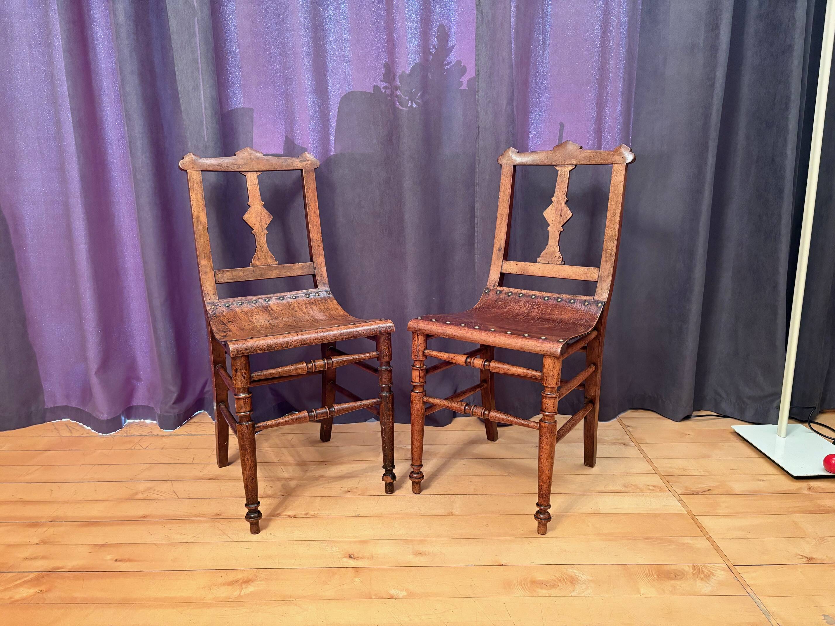 Pair of Secession chairs, 19th/20th century