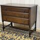 Commode anglaise en chêne des années 1930
