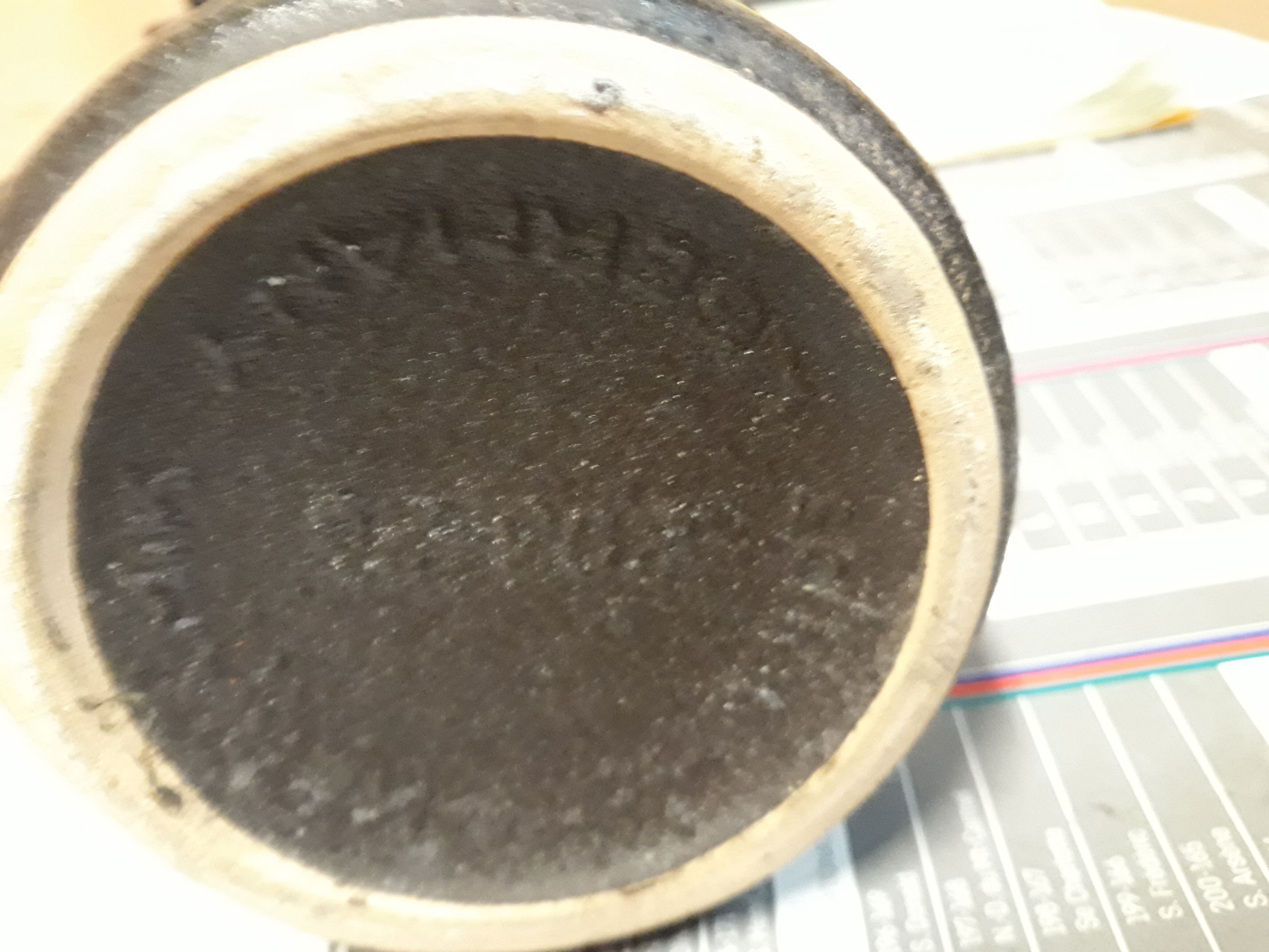 Ceramic vase west germany fat lava