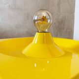 Yellow Metal Wall Light by Klaus Hempel for Kaiser Leuchten, 1970s