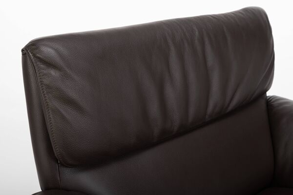 Fauteuil DS-2011 de De Sede, fauteuil lounge en cuir marron foncé