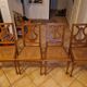 4 chaises lyre Louis XVl cannées