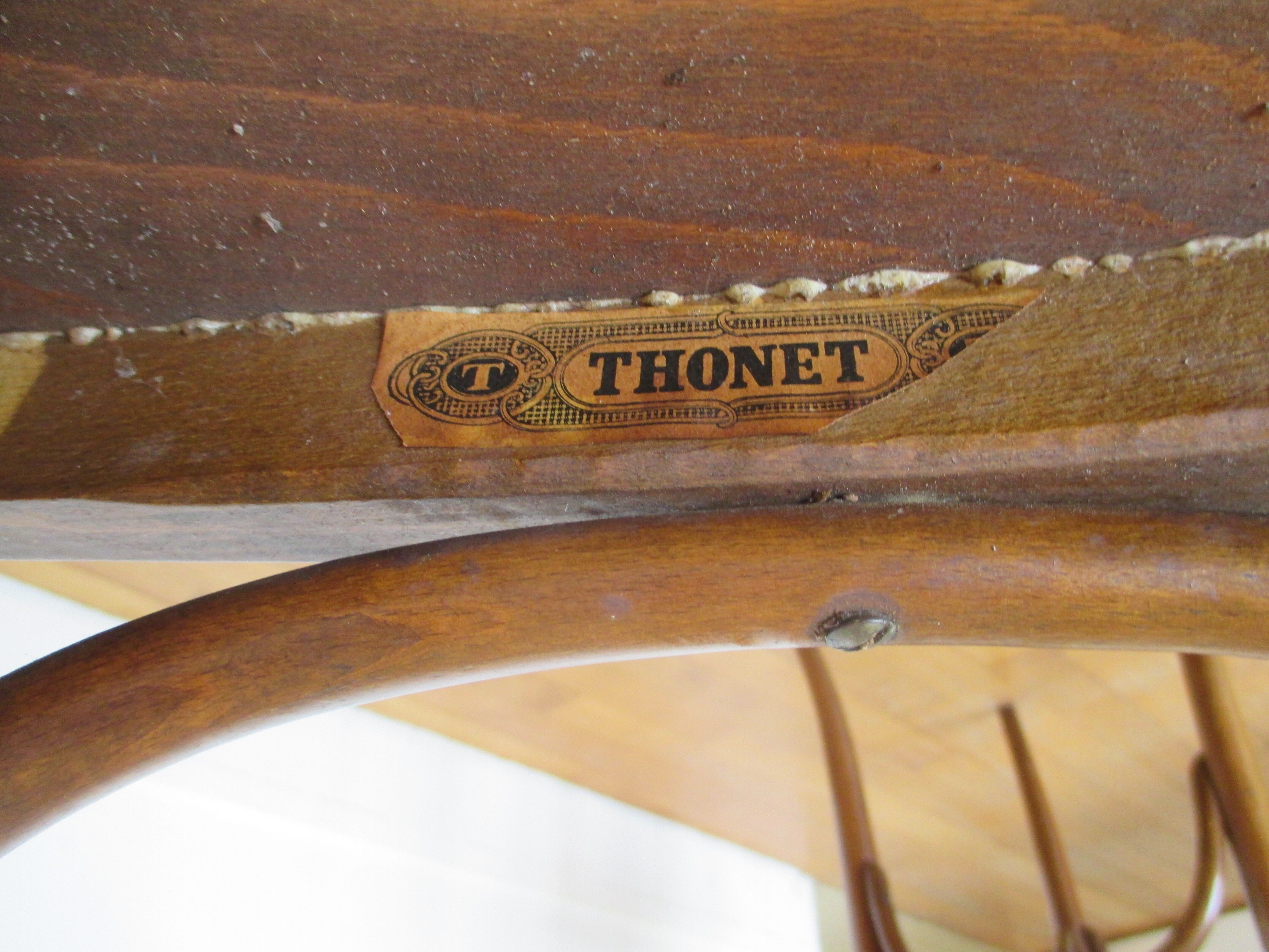 6 chaises bistrot Thonet bois courbé