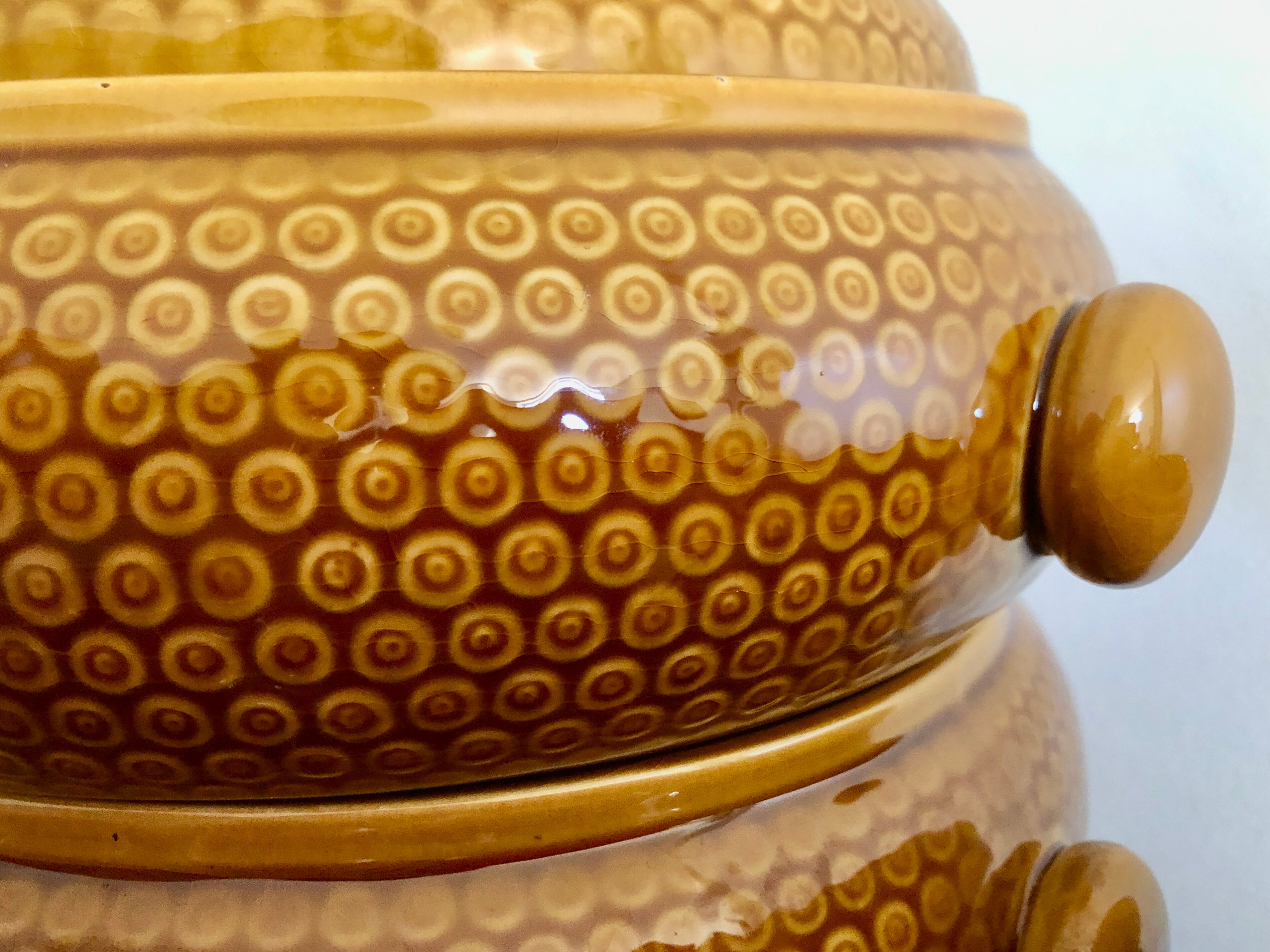 Gien ceramic couscous set