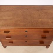 Commode Funkis des années 1930 en chêne, Suède