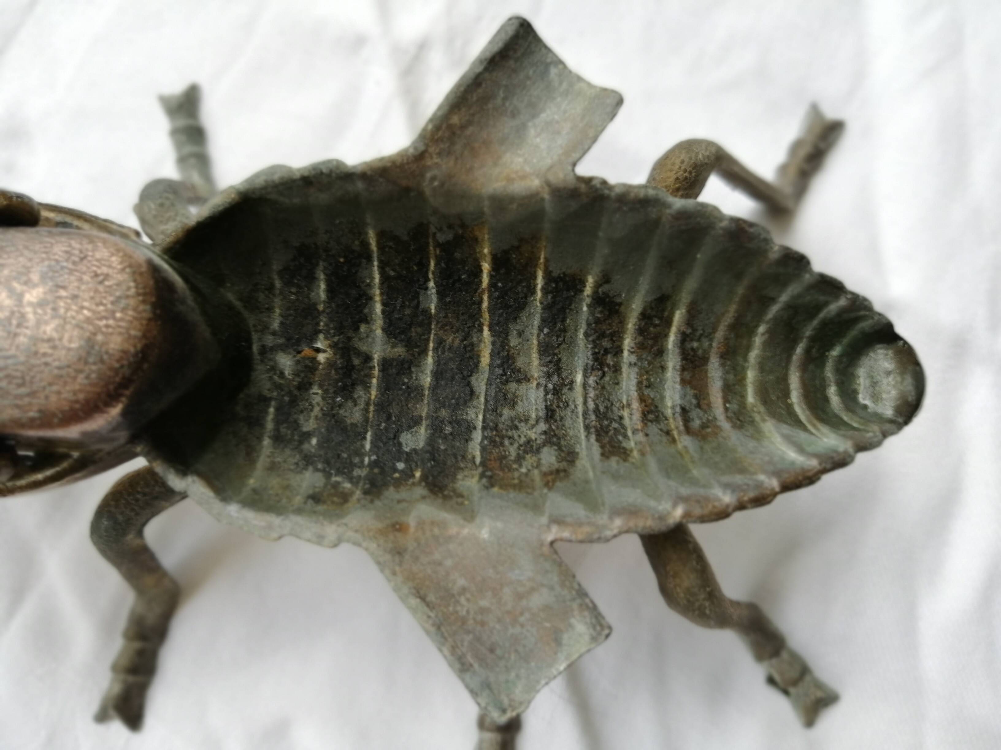 Ashtray brass fly years 70