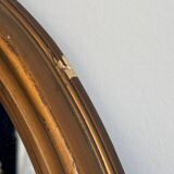 Antique oval mirror