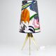 Adjustable tripod table lamp in brass Missoni x Kalmar Vienna, Austria, 1950s