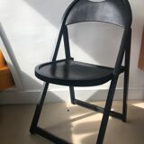 Chaise pliante noire