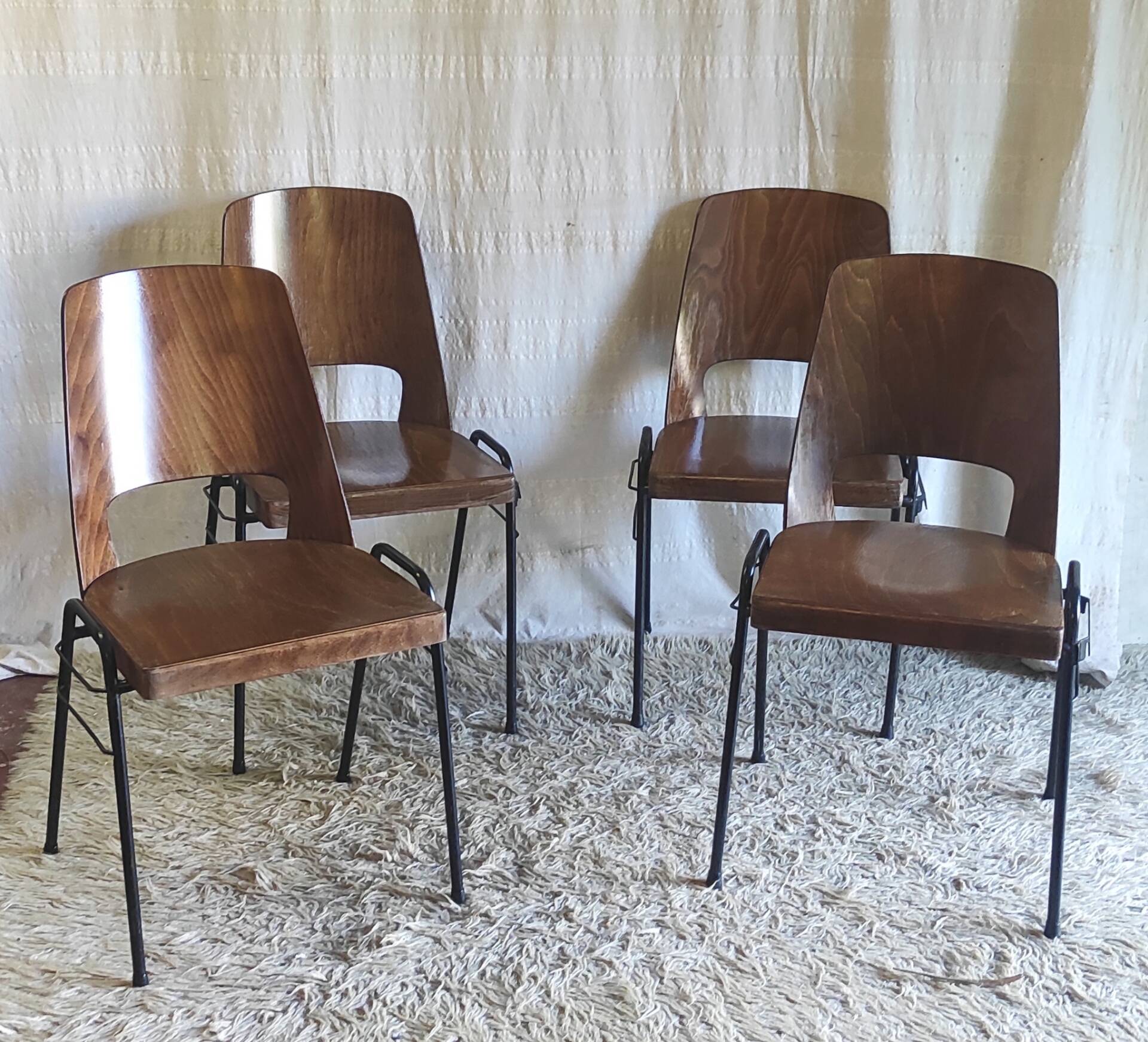 Baumann chairs model Manathan - 1960s/70s