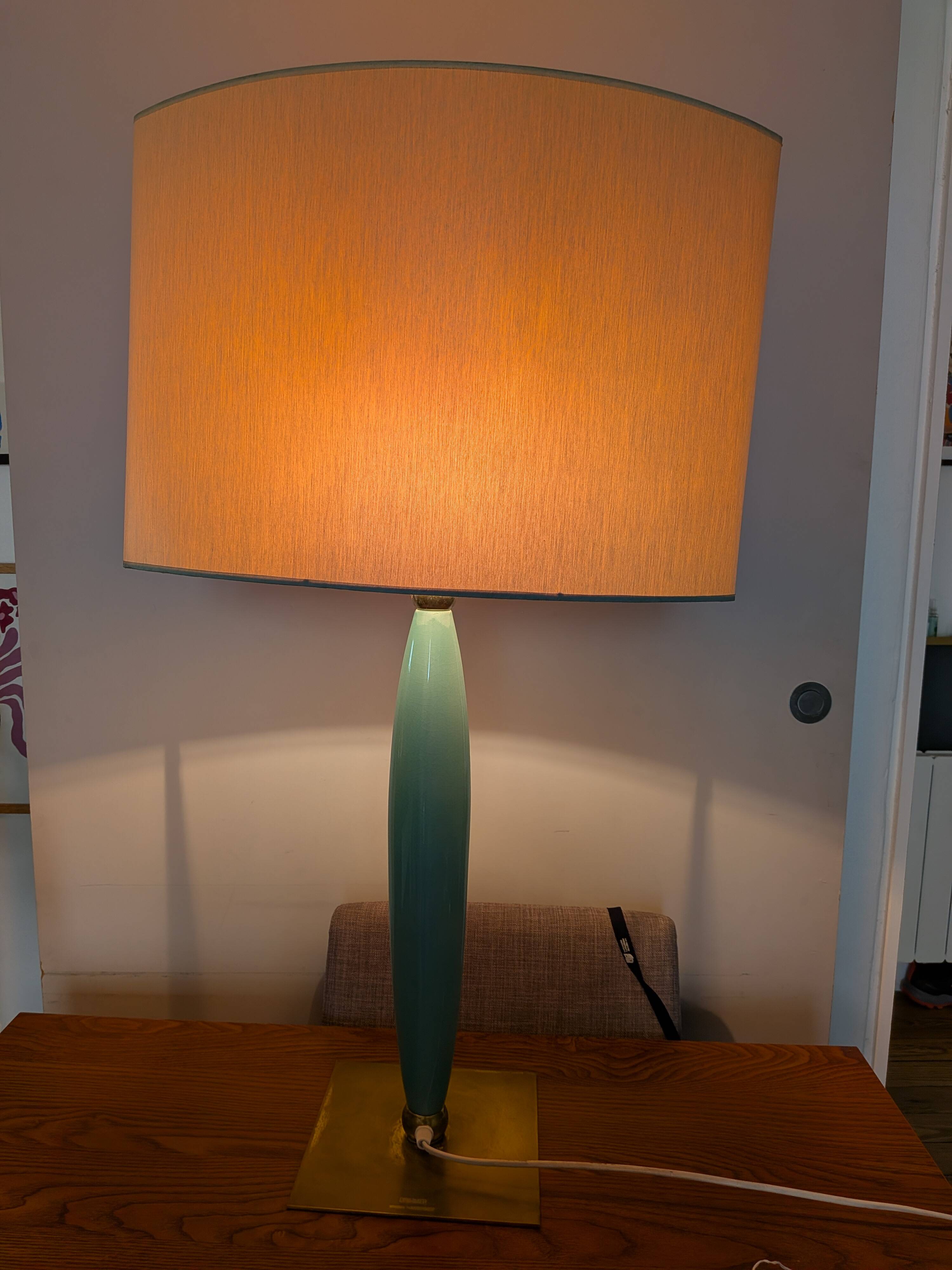 Green Drimmer lamp (Hilton Mac Connico lamp by Drimmer)