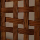 Paravent vintage en bois à 3 panneaux ajourés · Paravent pliant en pin (135 cm)