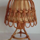 Bamboo bedside lamp