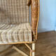 Vintage adult rattan armchair